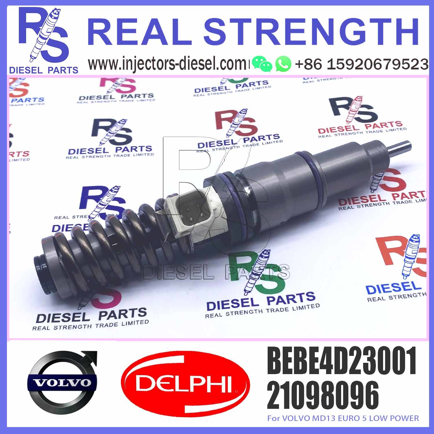 Diesel Fuel Common Rail Injector 21098096 BEBE4D23001 For E3.18 E3.0 E3.1 New Technology