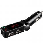 12V - 24V Portable Fast Car Charger , Hands Free Dual USB Charger For Auto Car