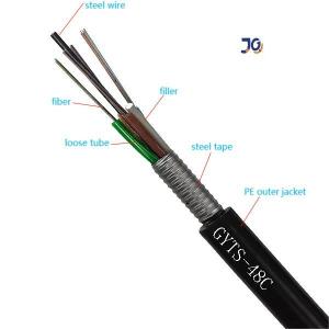 China Outdoor OFC GYTS/GYTA G.652.D Stranded Loose Multi - Tube Fibre Optical Cable on sale