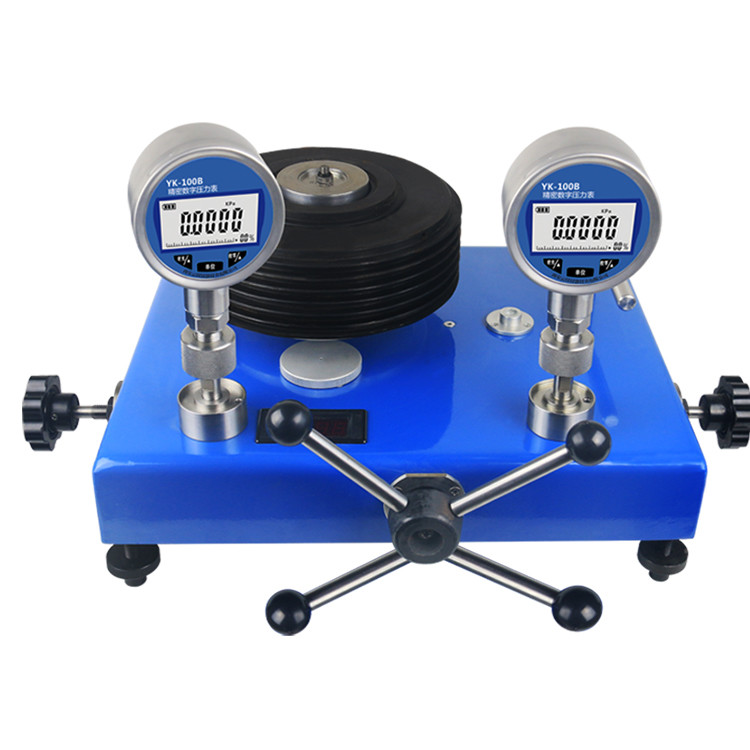 JY Series Piston Pressure Gauge Dead Weight Tester for Precision Pressure Instruments