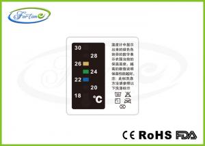 China Reusable Heat Sensitive Garment Liquid Crystal Thermometer for Warmth Care 18 ~ 30 ℃ on sale