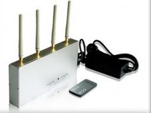 China Exquite 3G Remote Control Jammer 4 Antenna With 15m Jamming Range wholesale