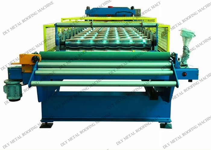 380V Aluminium Roofing Sheet Making Machine 0.3mm Tile Forming Equipment