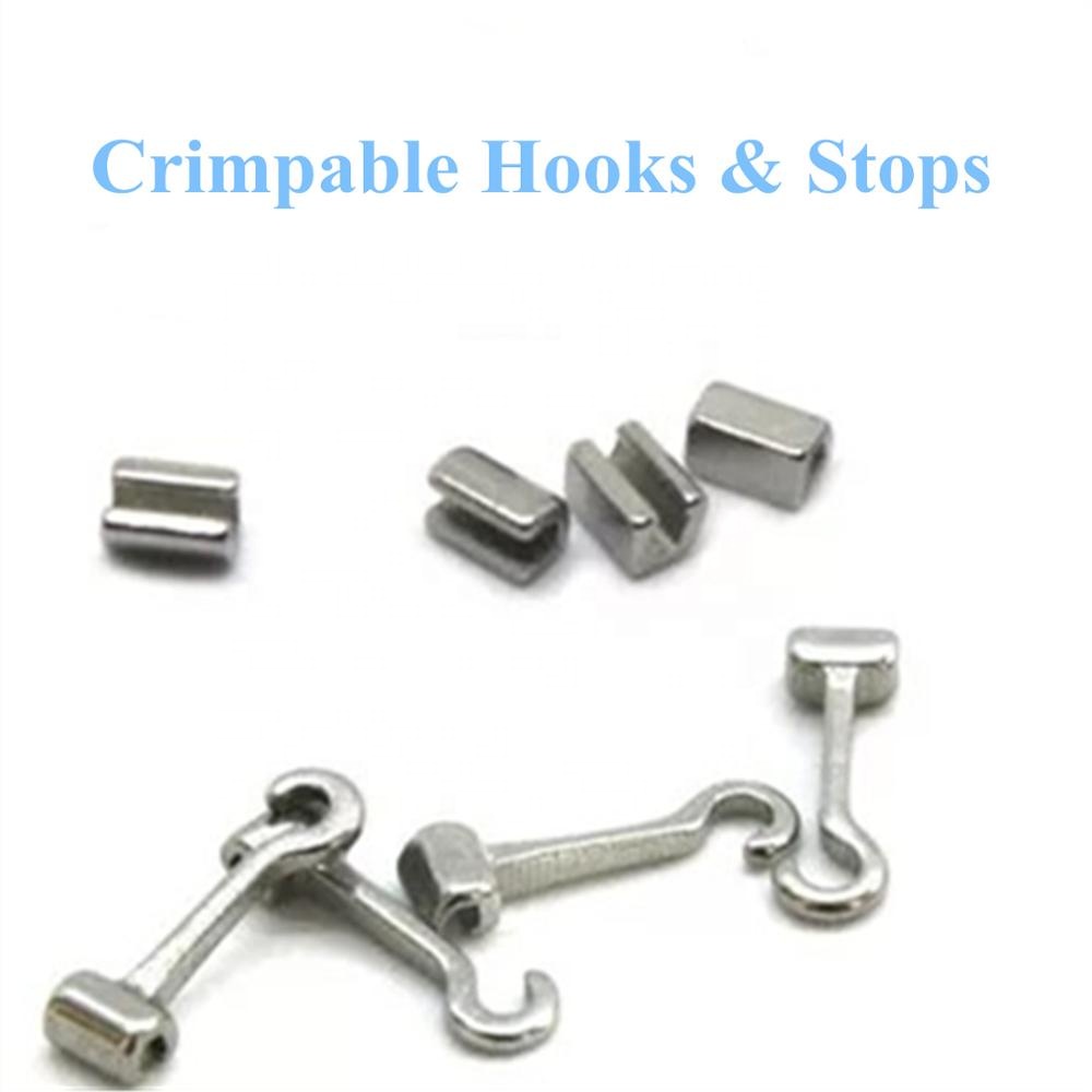 Hot Orthodontic Surgical Instrument Curved Crimpable Hooks Long and Short for Orthodontic Dental Teeth