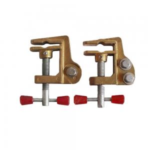 China High Voltage Copper Grounding Clamps / Aluminum Grounding Clamps wholesale
