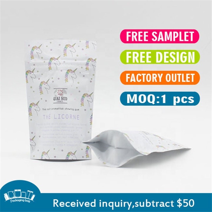 Stand Up Mylar Aluminum Foil Bags Mariguana Weed weed Zipper Resealable Bags