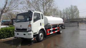 China 4x2 8 Cbm Light Sinotruk HOWO Water Tank Truck for City Clearning and Plants wholesale