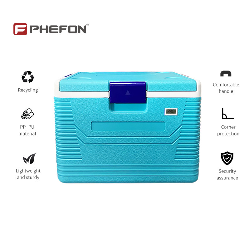 Portable Cooling Solutions Hard Cooler Lunch Box With Tempeature Display