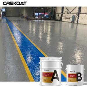 China Quick Drying Water Based Epoxy Floor Coating Rapid Recoat Time High Gloss on sale