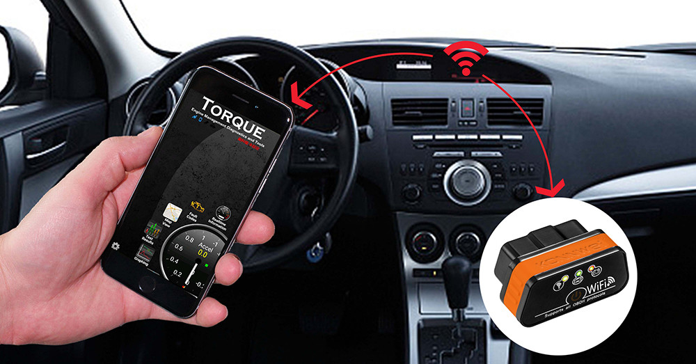 Stable source Mini Obd2 EOBD protocol Wifi Devices Kw901 Check 12v Vehicle after 1996