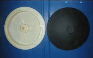 China Fine Bubble Disc Diffuser With Air Consumption 0.2-0.6m3/Min And 2mm Membrane Thickness wholesale
