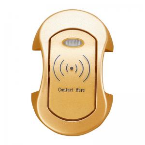 China Gold RFID Electronic Card Cabinet / Card Lock for Sauna Bathroom SPA Room on sale