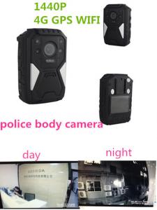 China OEM 1440P Wearable Wifi Camera / Waterproof Live Streaming Body Camera With 4g Gps wholesale