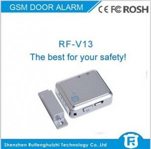 China gsm magnetic door sensor alarm, wireless door alarm lock system rf-v13 wholesale