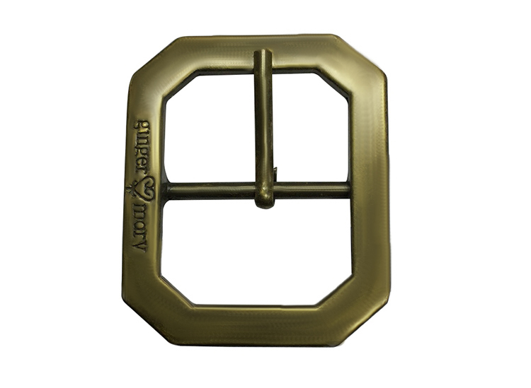 Wenzhou KML personality custom gun gold silver metal mens pin belt buckle with logo