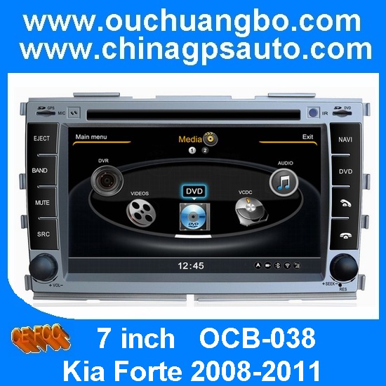 Ouchuangbo Car Stereo Sat Navi Headunit For Kia Forte 2008-2011 3G WiFi 1080P CPU 1GHz RAM 512M
