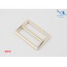 Buy cheap Double Loop Metal Slide Buckle Light Gold Color 37mm Inner Size Zinc Alloy For from wholesalers