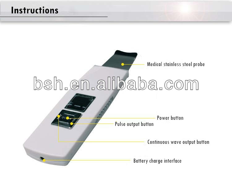 175 G Ultrasonic Scrubber Machine , 24 KHZ Handheld Electric Scrubber