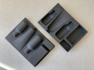 China Custom Pantone Wet Press Molded Pulp 0.8mm Cosmetic Packaging Insert on sale