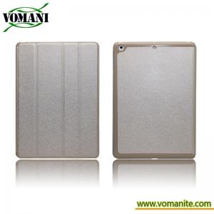 China Leathe case for ipad Air. Silk leather style for skin cover on sale