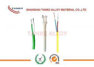 China 20 AWG 24 AWG brown color Thermocouple Extension Wire / Cable Type K J T E S With 2 Core Unscreened PTFE Sheath wholesale