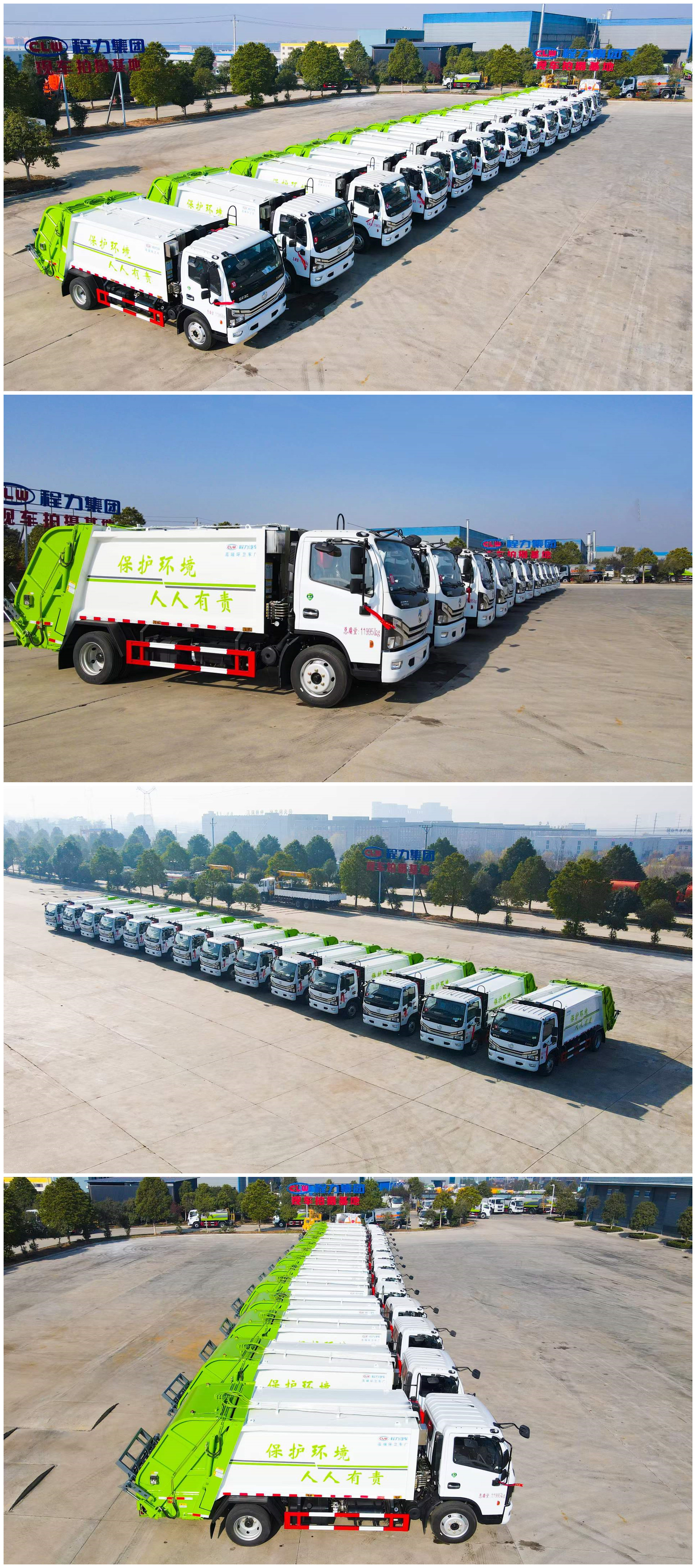 ISUZU KV600 130hp Engine Trash Compactor Truck 8cbm Tank Waste Removal Truck