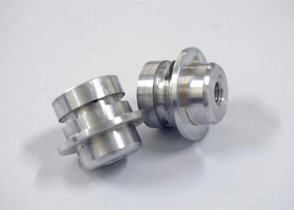 CNC Small Metal Machined Parts Aluminum Turning Components Silver Customized
