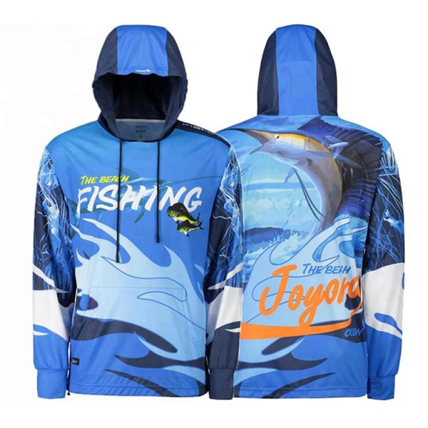 Sublimation Custom Fishing Jerseys , Design Your Own Fishing Jersey Sun UV