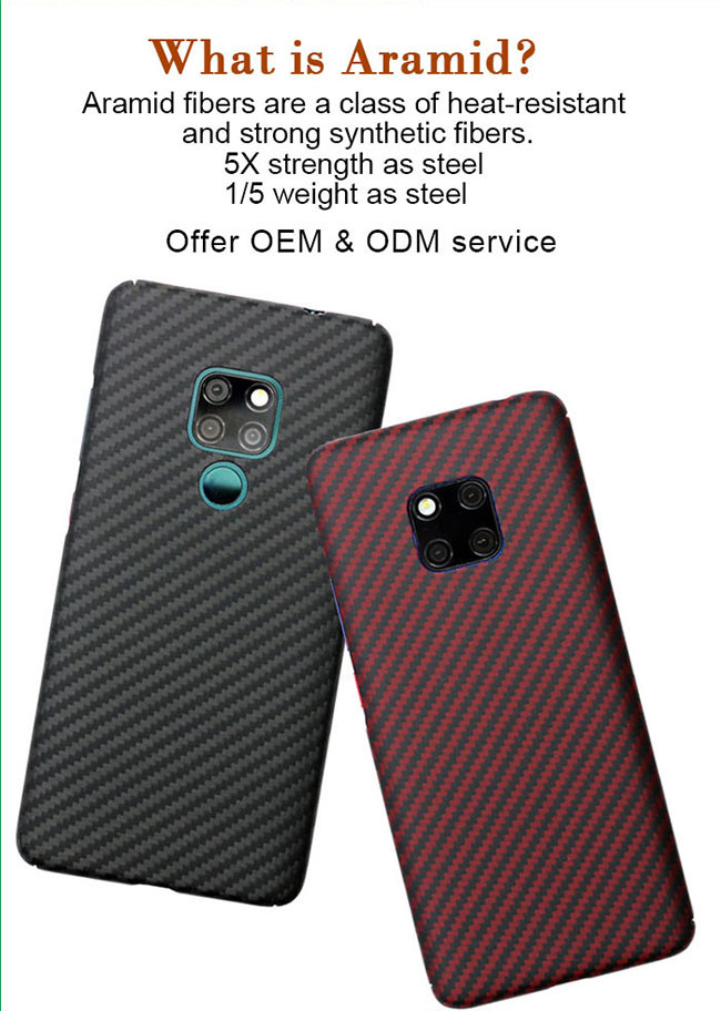 Full Cover Camera Protection Aramid Huawei Mate 20 Pro Thin Case