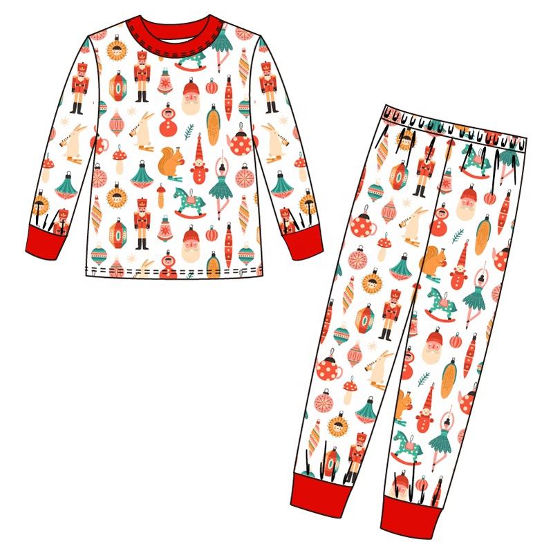 Baby christmas pants newborn toddlers pajamas set warm onesie baby Christmas clothes set
