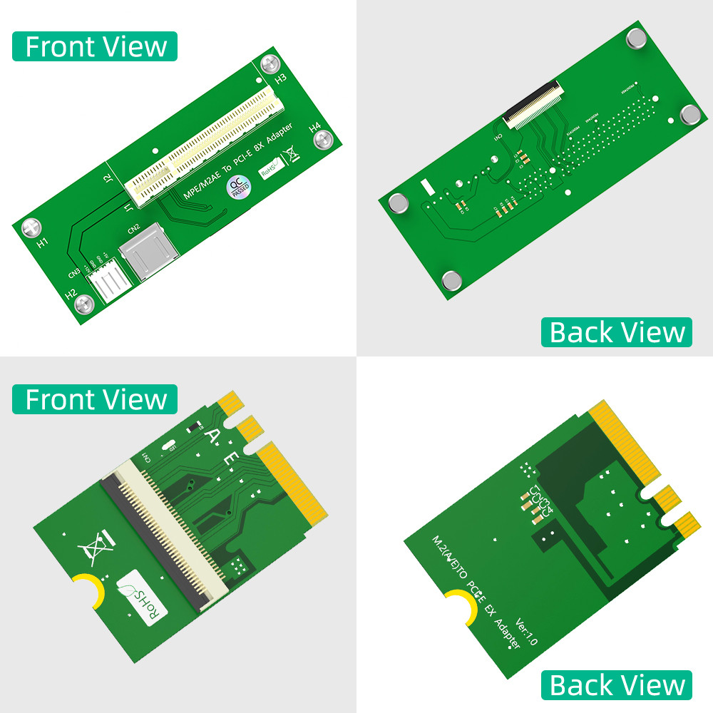 OEM PCI-E Vertical Express X8 USB GPU Riser Card With High Speed FPC Cable