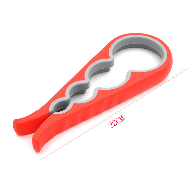 5 In 1 Multi Function Can Opener Jar Bottle Opener With Silicone Handle