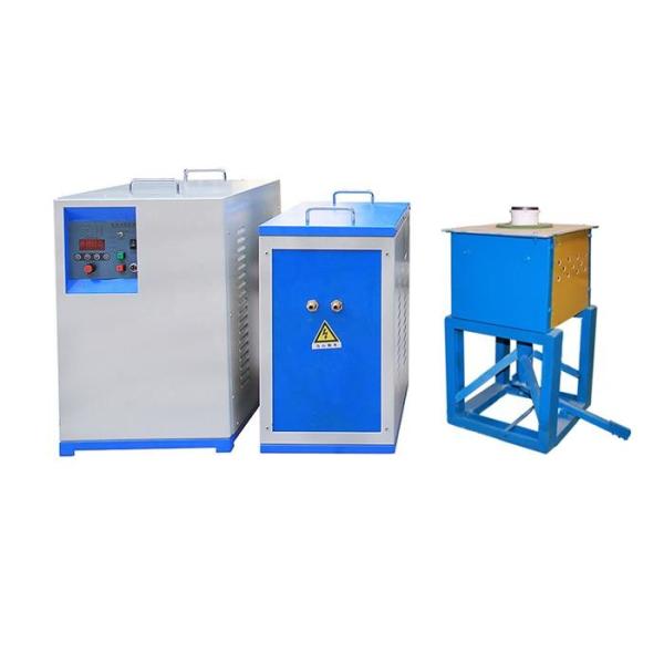 45kw Tilting Precious Metal Melting Furnace 500-2300 Degree Steel Induction