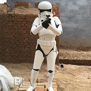 China star wars stormtrooper life size sculpture resin craft art fiberglass anime statues wholesale