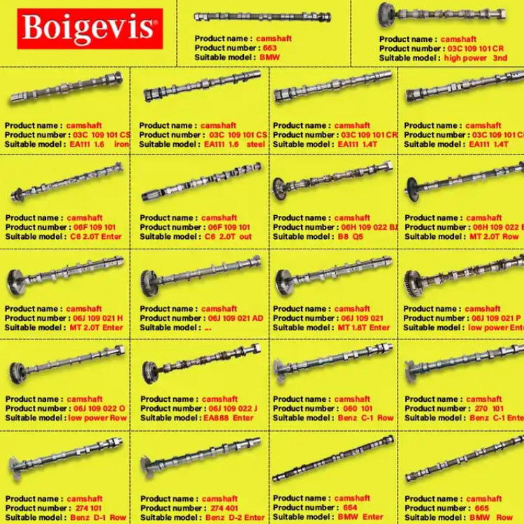 Automobile Engine Parts Car Engine Camshaft 03C 109 101 CR For EA111 1.4T