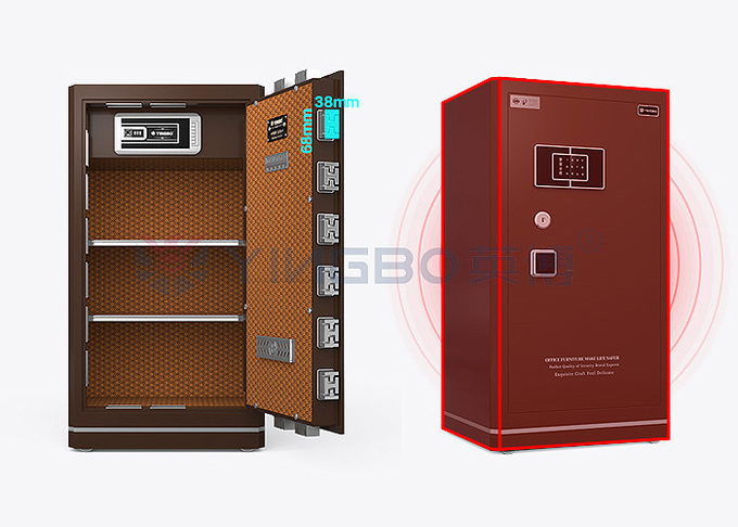 Smart Fingerprint Lock house safe box Made Of Solid Steel For Customized Protection Security YB/N6-100