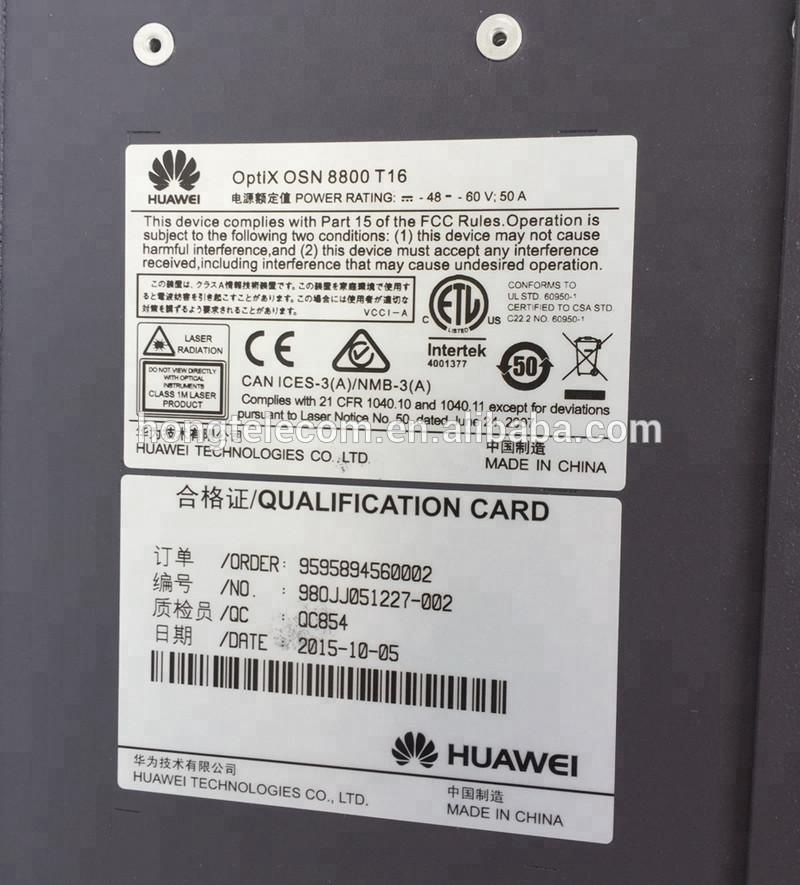 Optical transmission OSN 8800 T16 Huawei OTN DWDM Huawei OSN 8800