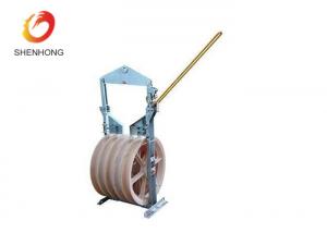 China Helicopter Stringing Blocks Large Diameter Rope Pulley For Stringing Pilot Rope By An Helicopter on sale