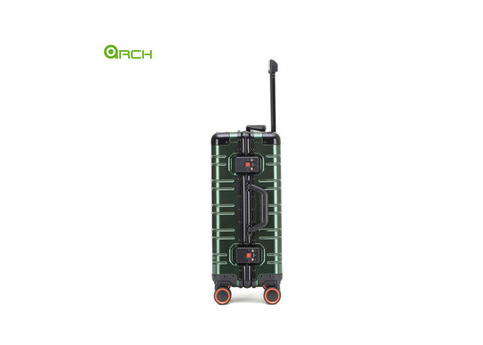 19.5" Aluminium Travel Hard Sided Luggage with Double Spinner Wheels