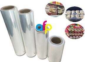 China 25 Mic / 90 Gauge Plastic Heat Shrink Wrap Film , Highly Clear Shrink Packaging Film wholesale