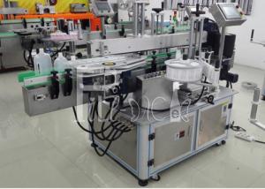 China Self Adhesive PET / Plastic Sticker Square Flat Bottle Labeling / Labeler Machine / Equipment / Plant / System wholesale