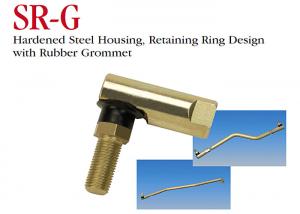 China Hardened Steel Housing Stainless Steel Ball Joint SR - G Series With Rubber Grommet wholesale