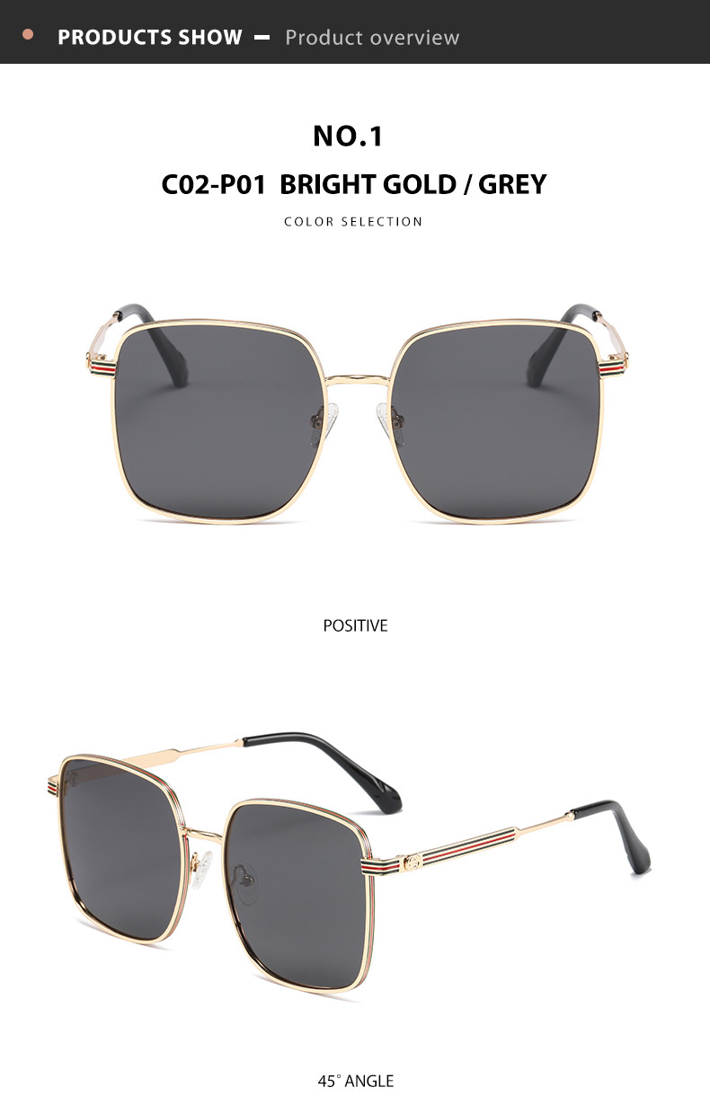 Metal Frame Polarized Ladies Sunglasses Triacetate Lenses Durable