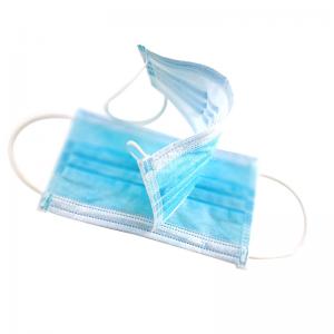 China Personal Care Disposable Face Mask Weight 25grams With Secure Loop Earloop wholesale