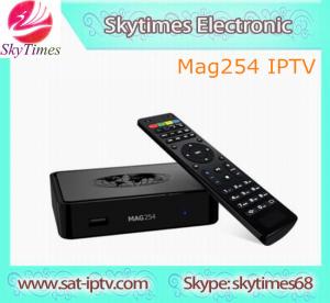 China IPTV MAG254 powferful digital satellite receiver mag254  set top box on sale