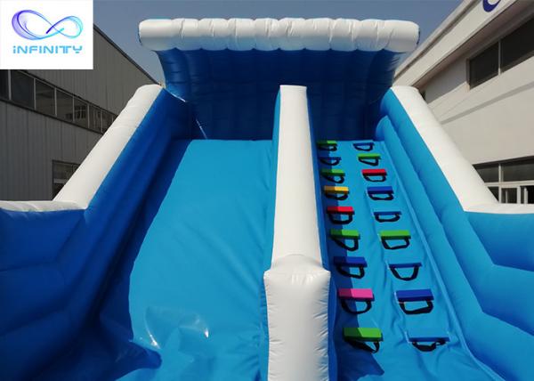 Giant outdoor Inflatable ocean park water slide with bounce house for rental or party