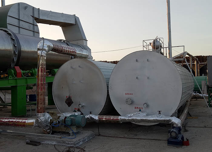 Road Construction Hot Asphalt Mixing Plant 220V / 380V Environmental Protection