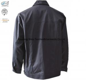 China Black Fr Rated Jackets Shirt Anti Static Acid Alkali Resistant Oil Gas Working wholesale