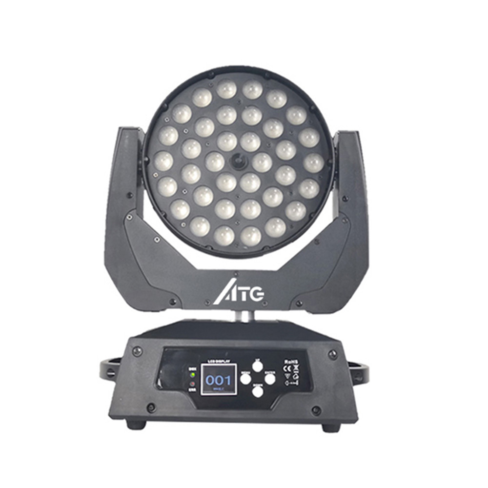 36 X10w Moving Head Dyeing Light 360W RGBW LED Bee Eye Zoom Wash Stage DJ Light
