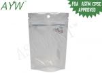 Edible Marijuana Stand Up Zipper Bags Metalized Inside Protection Barrier